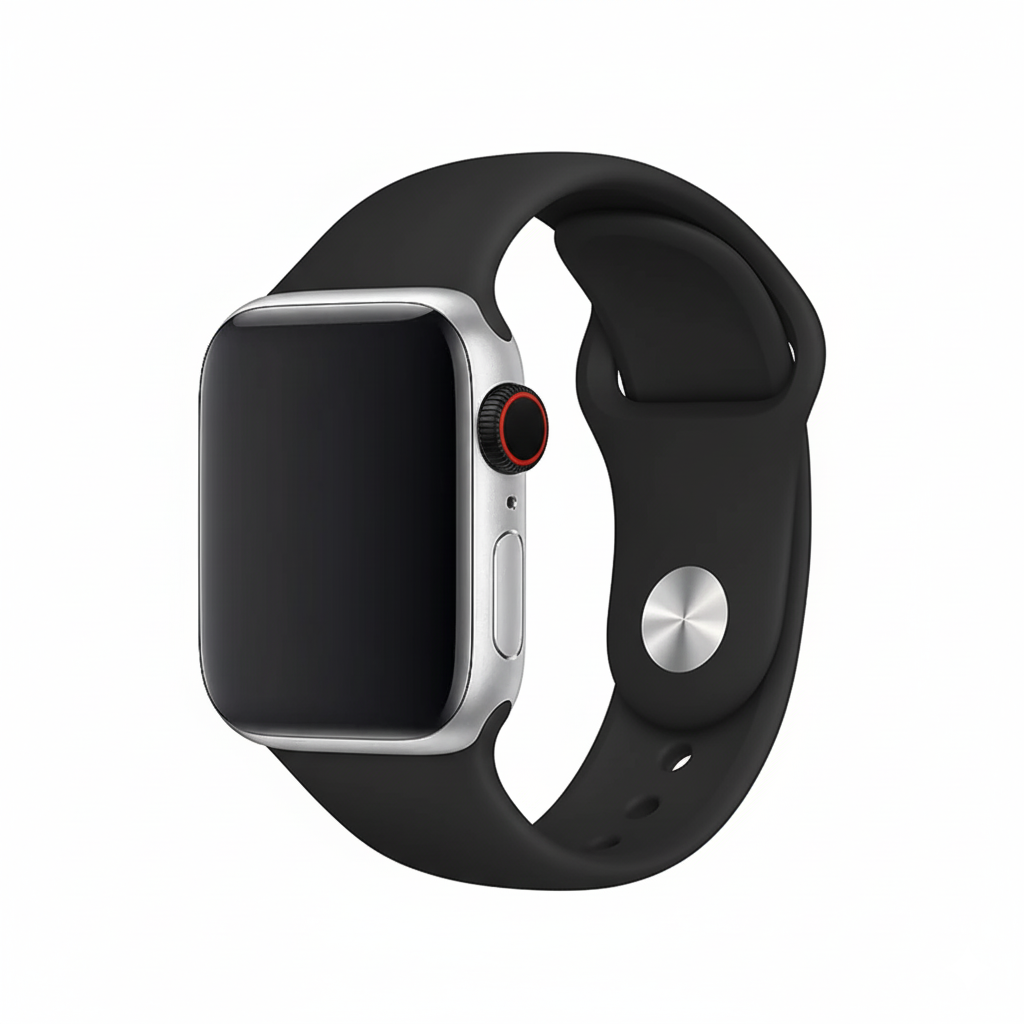 Correa Silicona Apple Watch -Negro
