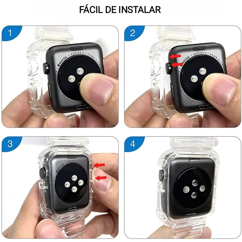 Correa Apple Watch Transparente Full 44mm