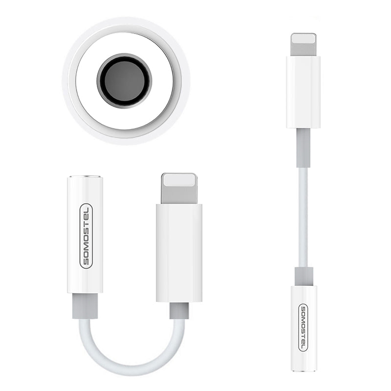 Cable Adaptador Audio Jack 3.55mm a Lightning Interface