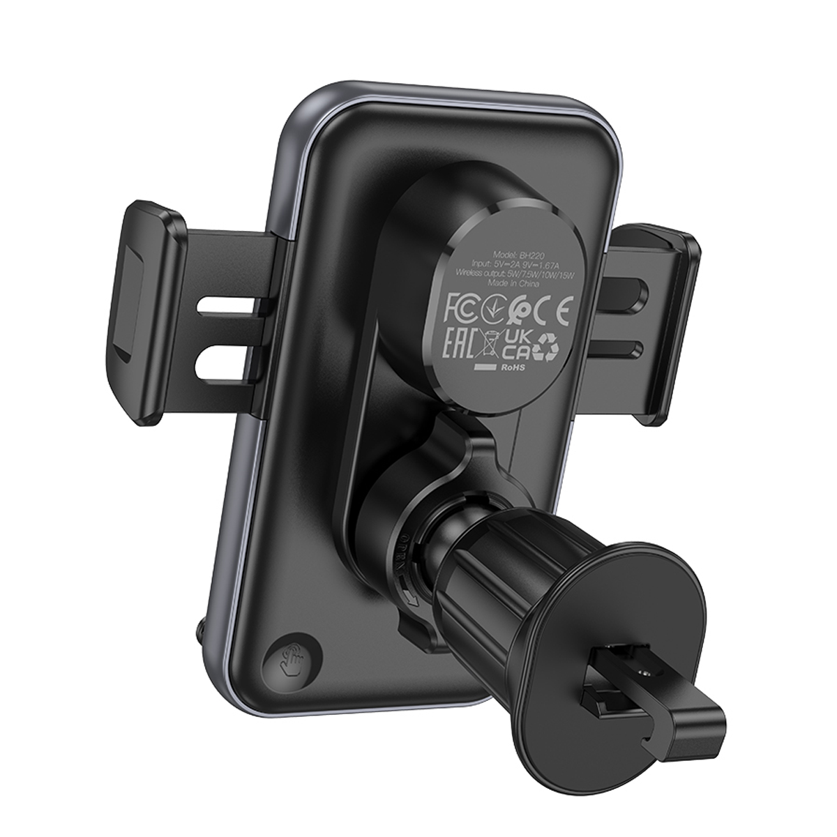 Soporte Auto Carga inalámbrica 15w Rejilla