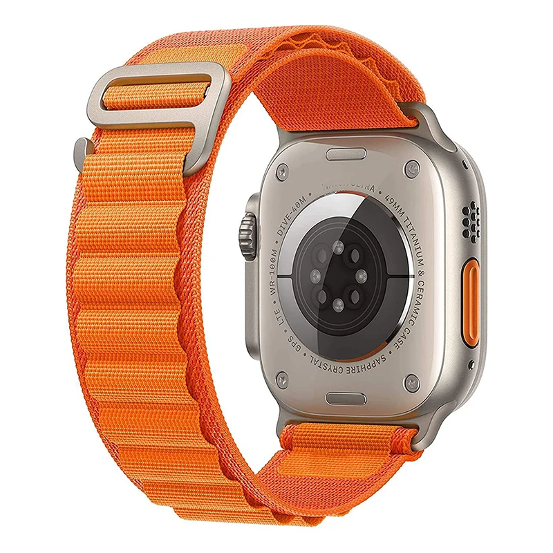 Correa Apple Watch Alpine Loop Naranja