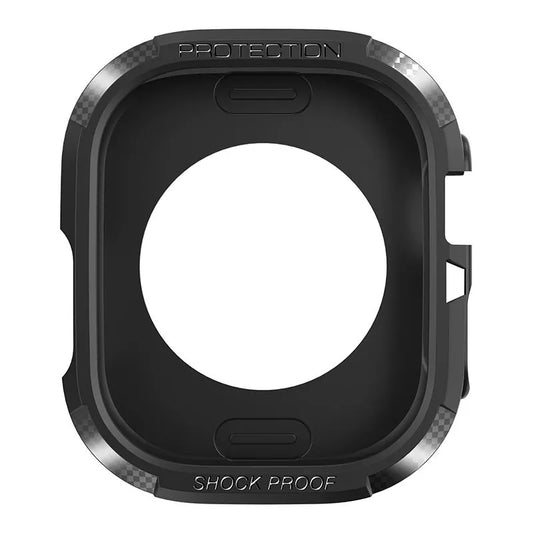 Carcasa Rugged Armor Silicona Apple Watch Ultra 49mm- Negro
