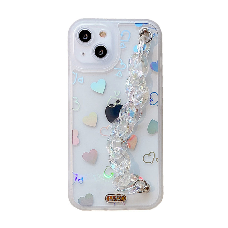 Carcasa iPhone 13 Pro Diseño Corazones/ Love Heart