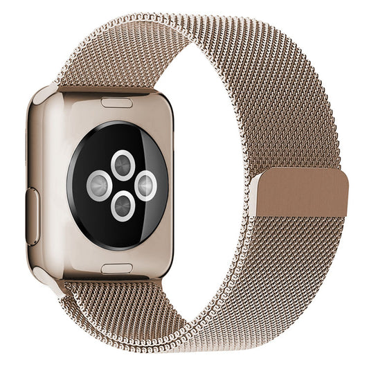 Correa Apple Watch Malla Acero  Inoxidable 38mm 40mm 41mm/Dorado Vintage