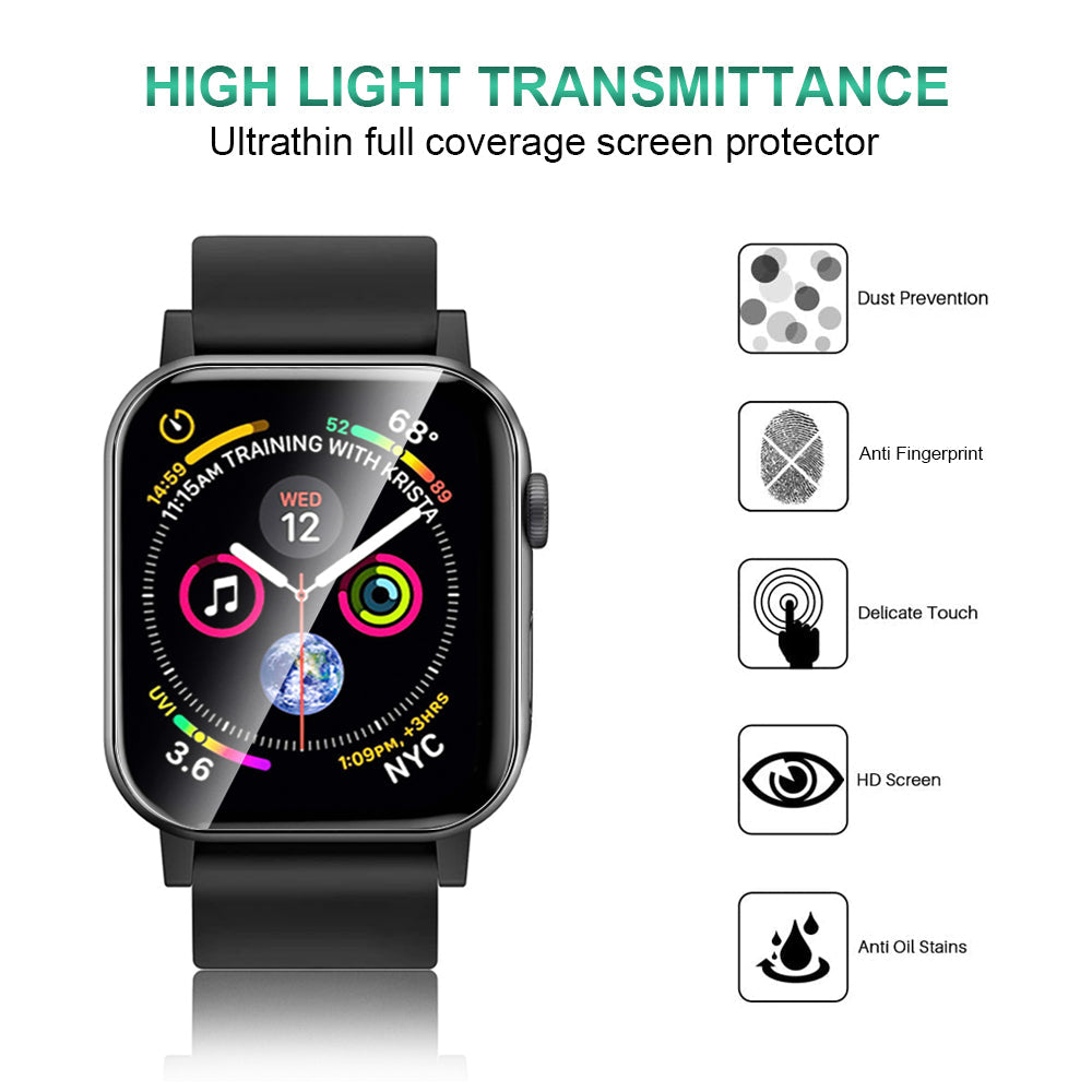 Láminas 42mm Hydrogel Apple Watch x2 Full Con Kit De Instalación