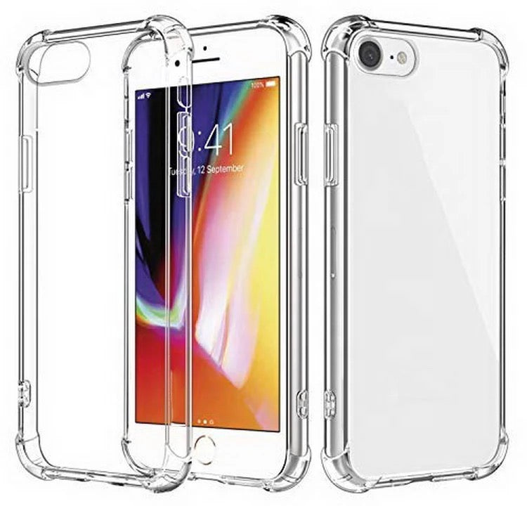 Carcasa Transparente Reforzada iPhone SE 2020+ Vidrio templado – Planetmanía