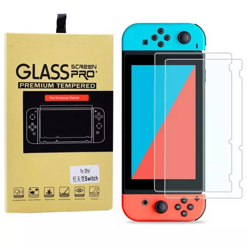 Carcasa acrílica DOBE Nintendo Switch con Vidrio templado