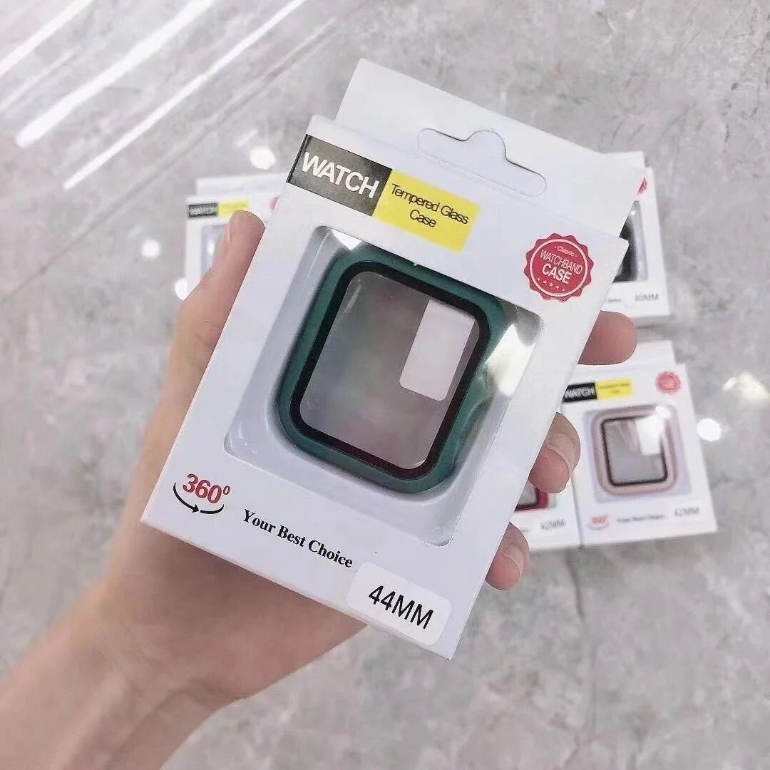 Carcasas Completas 360 Con Vidrio Apple Watch 45mm