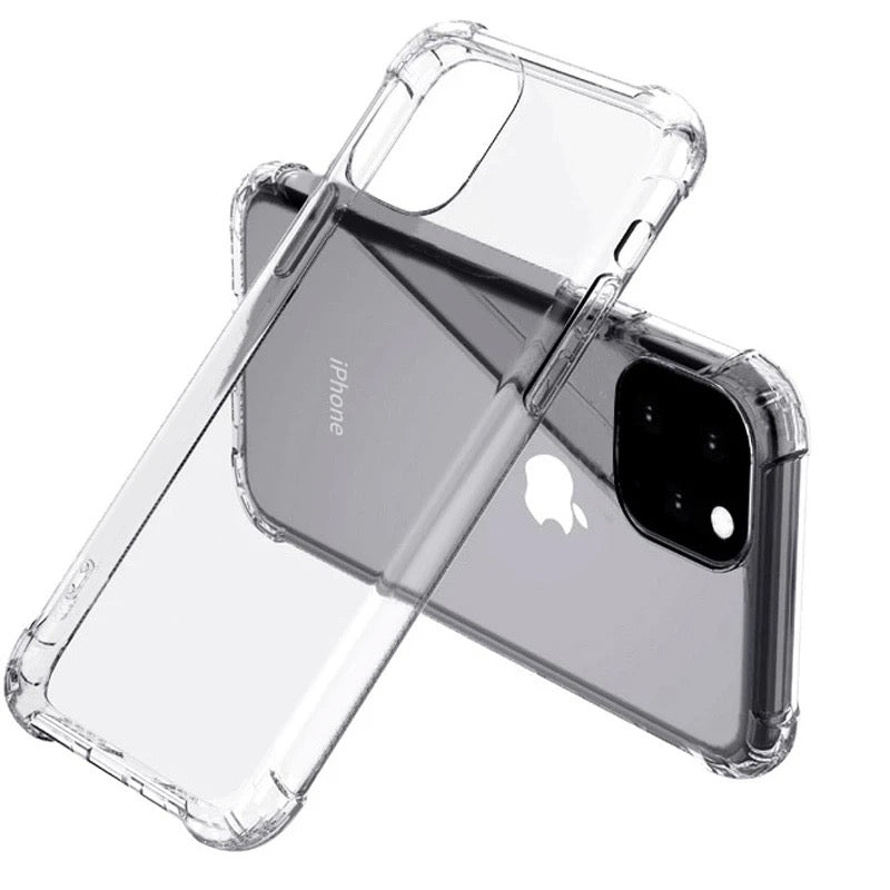 Carcasa iPhone 11 Pro (5,8) Silicona Transparente Borde reforzados