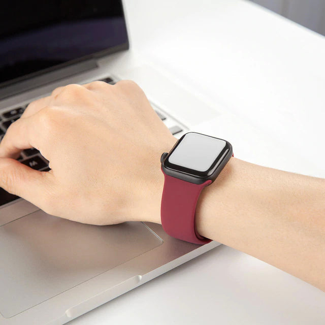 Correa silicona Apple Watch 38mm-40mm/Wine