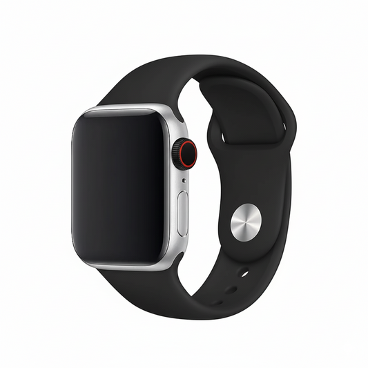 Correa Silicona  Apple Watch -Negro