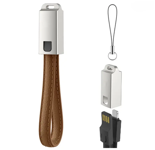 Llavero USB lightning cargador- transferencia datos