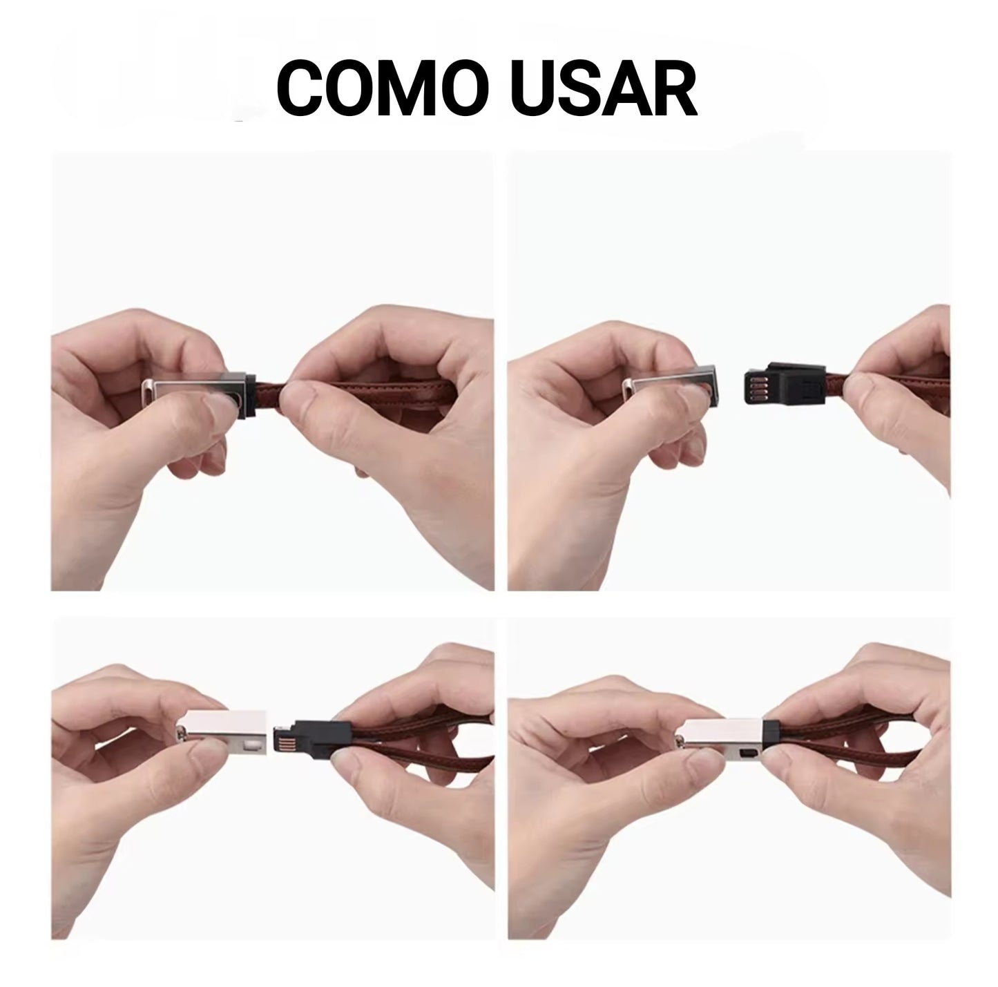 Llavero USB lightning cargador- transferencia datos