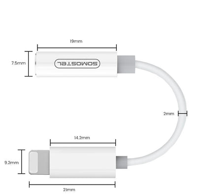 Cable  Adaptador Audio Jack  3.55mm a Lightning Interface