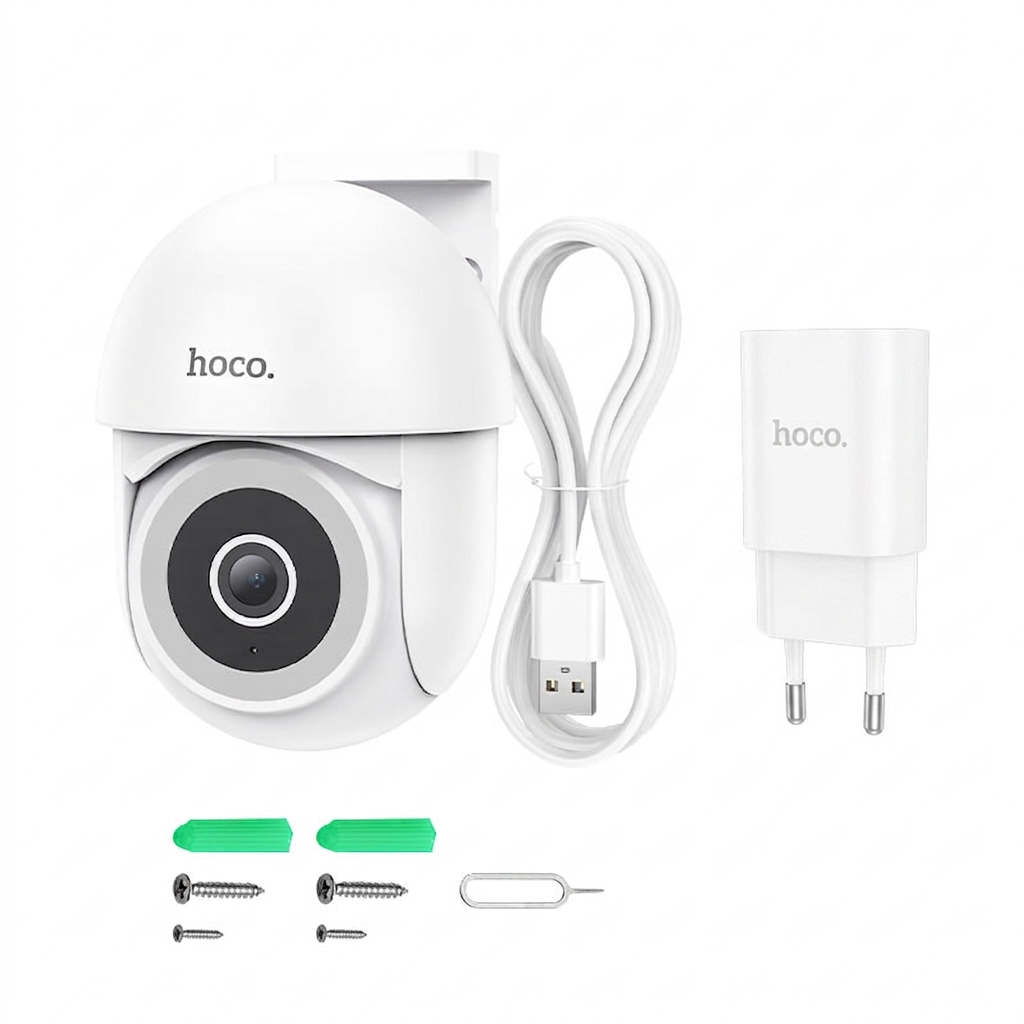 Camara Seguridad Infrarroja Full Hd Voz Full Color- Exterior Hoco D2