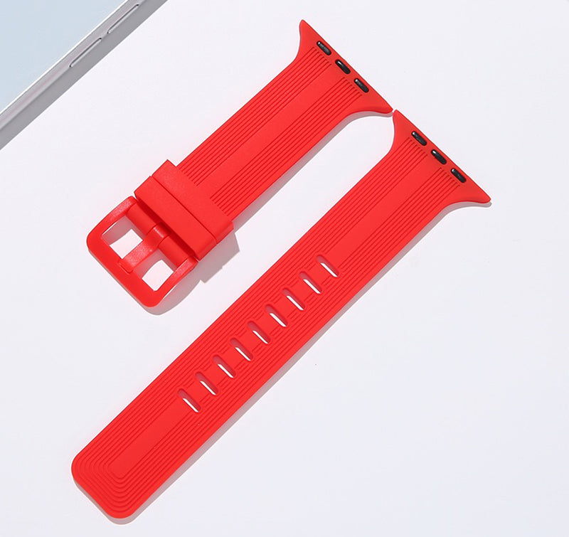 Correa silicona soft Apple Watch 38mm-40mm-41mm/ Rojo