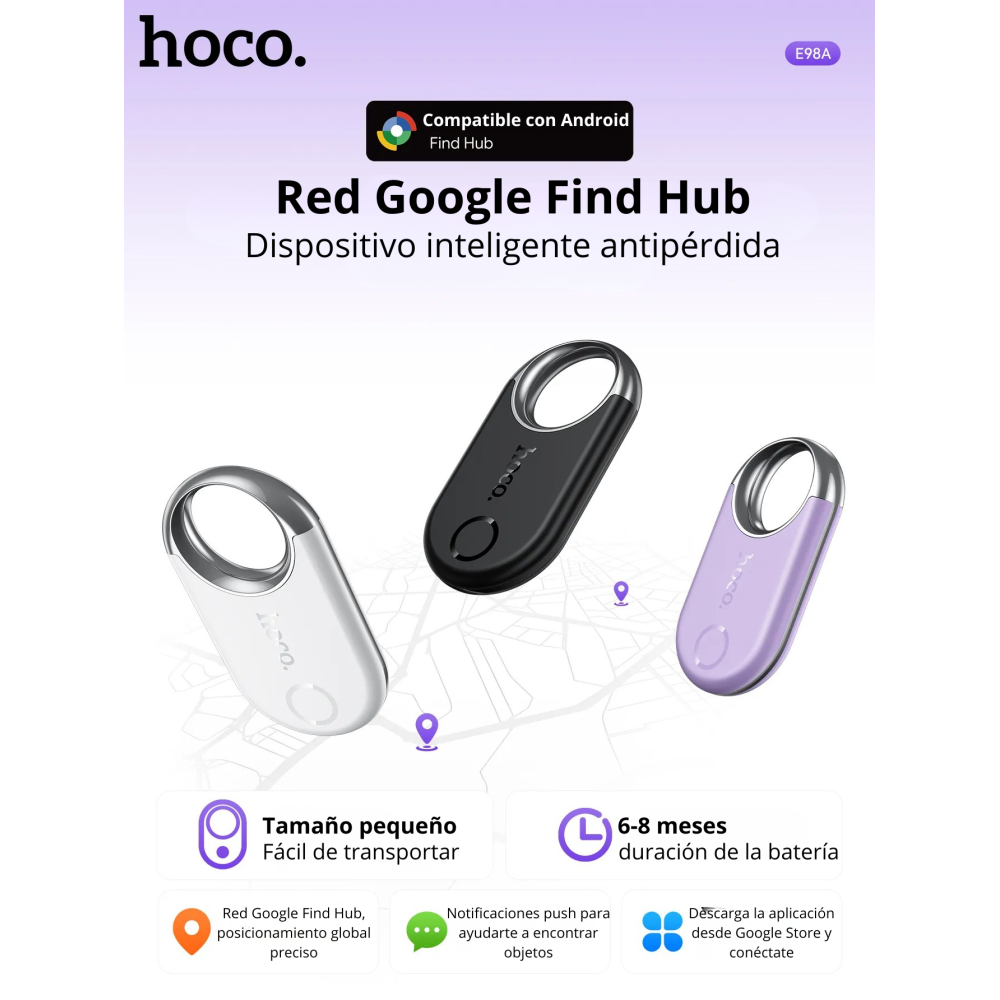 Localizador Bluetooth GPS para Android – Compatible con Google Find My Device