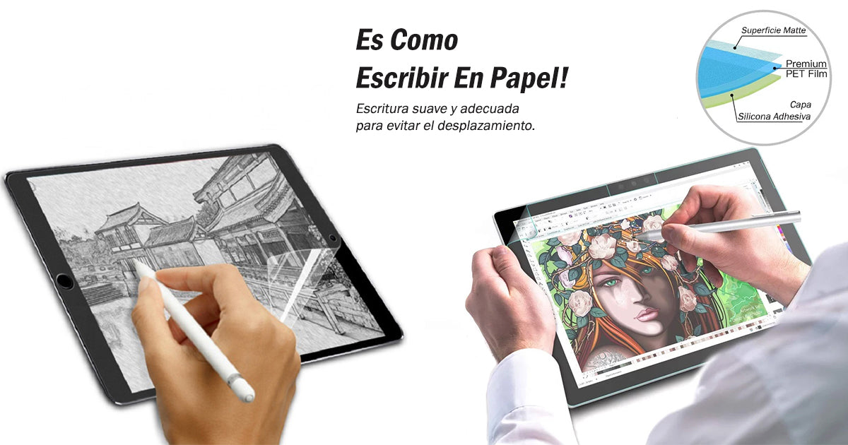 Láminas textura papel iPad Todos los modelos