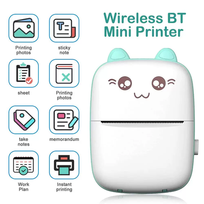 Mini Impresora Portatil Gatito