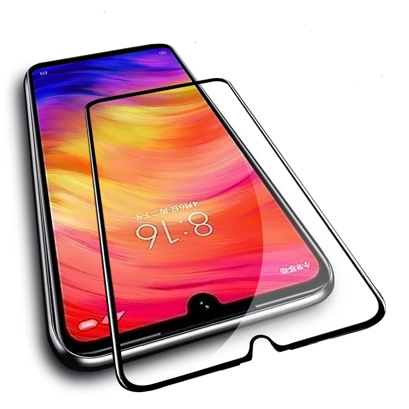 Carcasa silicona Flexible Reforzada Xiaomi Redmi Note 8 Pro + Vidrio templado Full