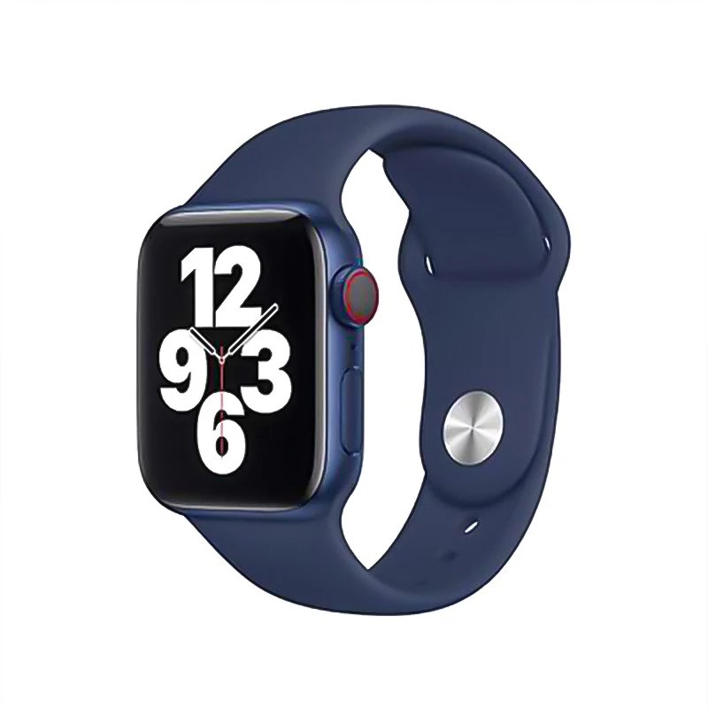 Correa silicona Apple Watch 42-44-45mm/Azul