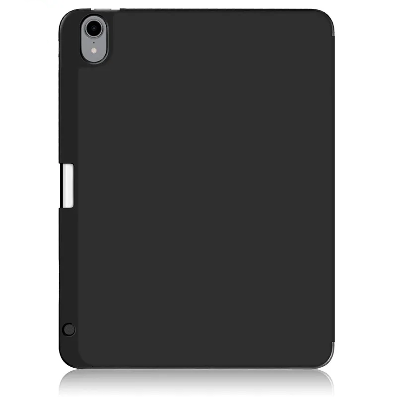 Carcasa Smart Cover iPad Air 10,9 (4 y 5) y Vidrio Templado-Color Negro