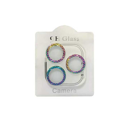 Lámina Cámara iPhone 13mini/13/13 Pro/ 13 Pro Max/ Tornasol Diseño