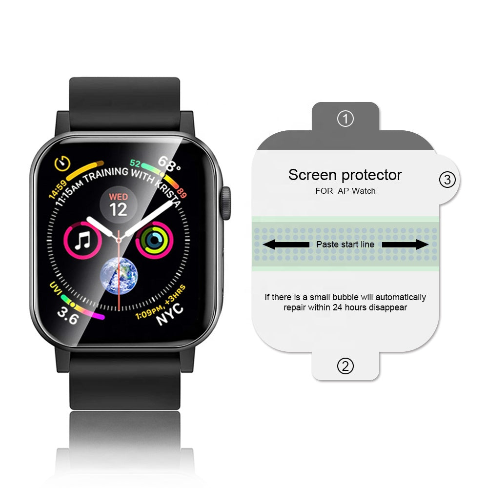 Lamina Hydrogel  Apple Watch 42mm (x2) Full Con Kit De Instalación