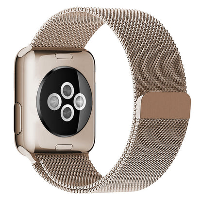 Correa Apple Watch Malla de acero Inoxidable 42 44 45 46mm/Dorado Vintage