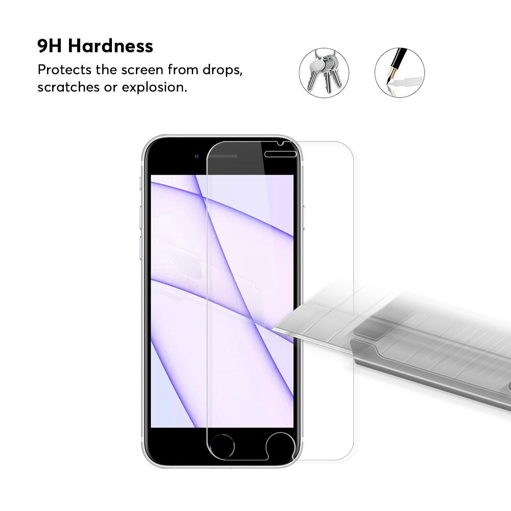 Carcasa Transparente Reforzada iPhone SE 2020+ Vidrio templado