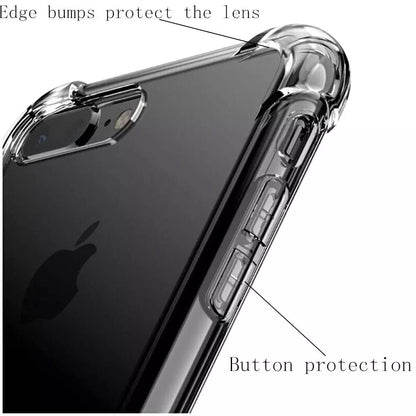 Carcasa Transparente iPhone SE 3ra Generación+ Vidrio templado