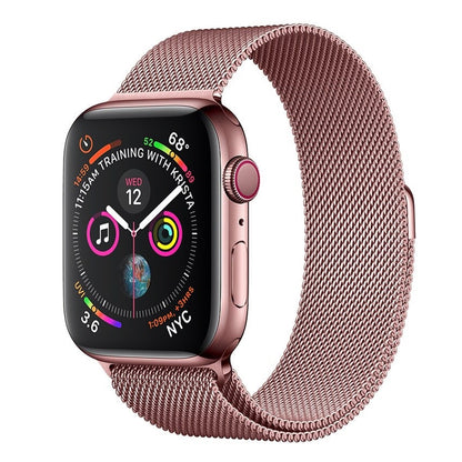 Correa  Apple Watch Malla Acero  Inoxidable 38 40 41mm/Rosado Gold