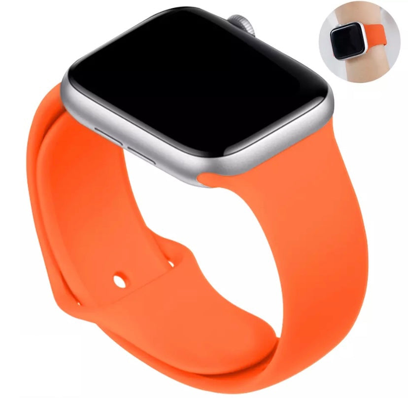 Correa silicona Apple Watch 38-40-41mm/Naranja
