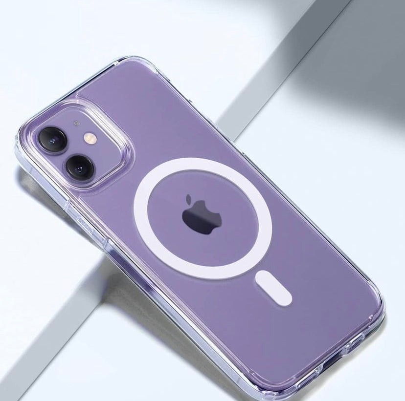 Carcasa iPhone 11 Magsafe Silicona Transparente