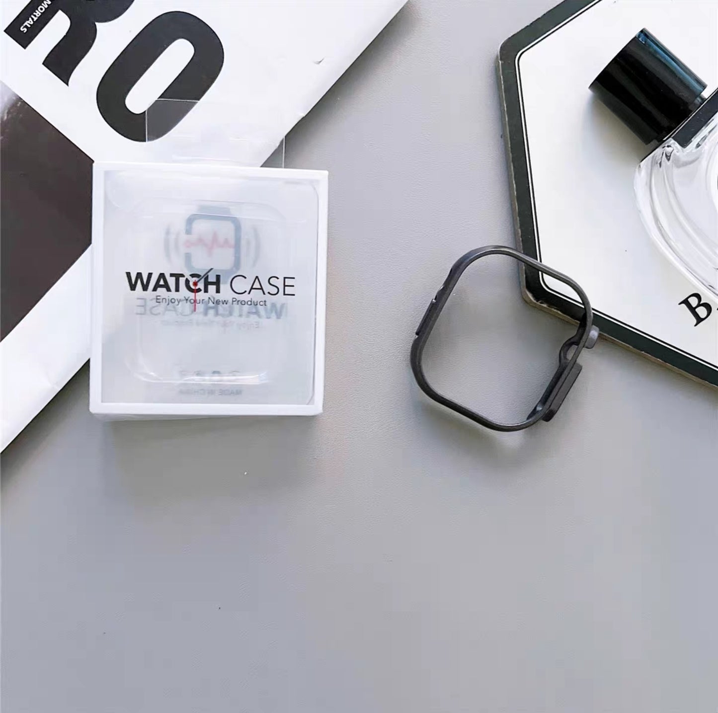 Carcasa  Apple Watch Ultra 49mm Borde-Gris Oscuro