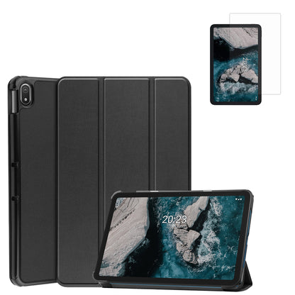 Carcasa Funda Tablet Nokia T20  10.4 Smart Cover y vidrio templado