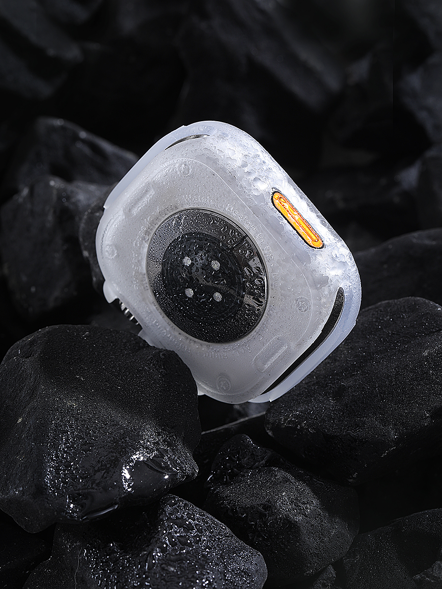 Carcasa Rugged Armor Silicona Apple Watch Ultra 49mm- Semi Transparente